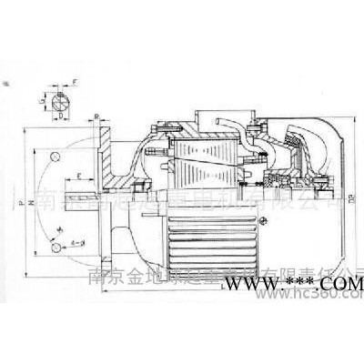 錐形電機 建筑電機 起重電機 YEZ 132-4 7.5KW