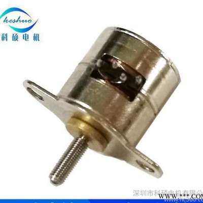 專業(yè)生產(chǎn)微型步進電機10by直徑10mm 二相四線步進小馬達帶絲桿