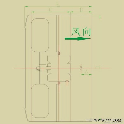 供應(yīng)力友牌G315A-3 變頻電機專用風扇 電機風機