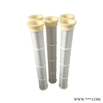 鑫科供應(yīng)PU橡膠端蓋濾筒 多型號**除塵濾芯