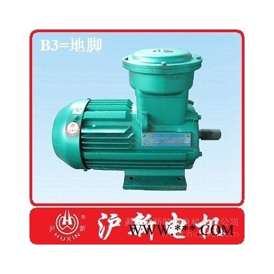 供應滬新YB3系列防爆電機YB3-63M2-4 0.18kw