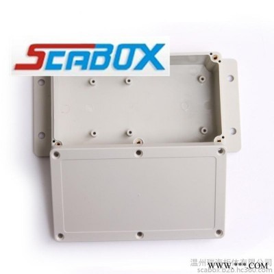 Scabox直銷/帶耳塑料防水接線盒46*90*158mm（透明蓋）戶外端子分線盒