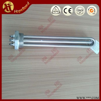 帶安全接線盒法蘭式電熱管 DN100加熱管 價格優(yōu)惠