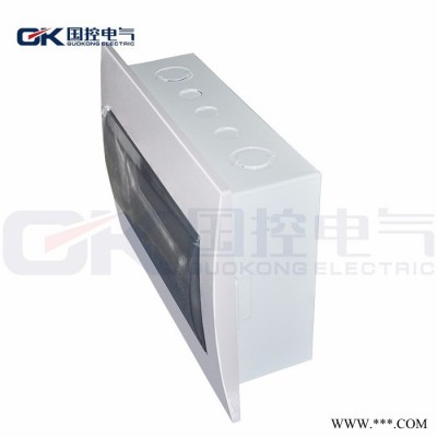家用梅蘭箱暗裝照明配電箱PZ30 12位回路鐵底塑面強(qiáng)電空開接線盒