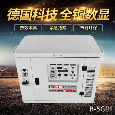 純銅線電機(jī)6KW靜音汽油發(fā)電機(jī)