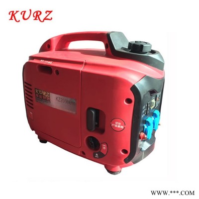 KURZ庫(kù)茲 2千瓦靜音汽油發(fā)電機(jī) 便攜式應(yīng)急汽油發(fā)電機(jī)KZ2000UN