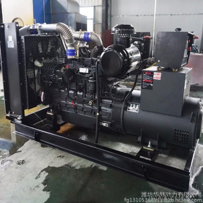 攪拌廠200KW柴油發(fā)電機(jī)組 上柴股份柴油發(fā)動(dòng)機(jī) 配套全銅發(fā)電機(jī)
