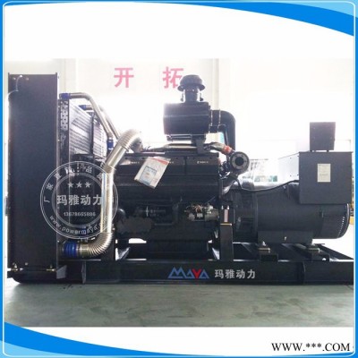 【濰坊瑪雅】500KW柴油發(fā)電機組 上柴發(fā)電機 銅線 養(yǎng)殖電梯消防