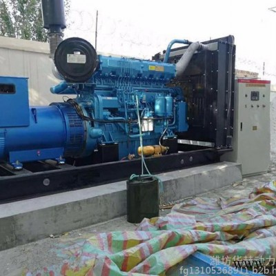 工廠400kw備用發(fā)電機組 濰柴重機柴油機 配套全銅無刷發(fā)電機 現(xiàn)場圖