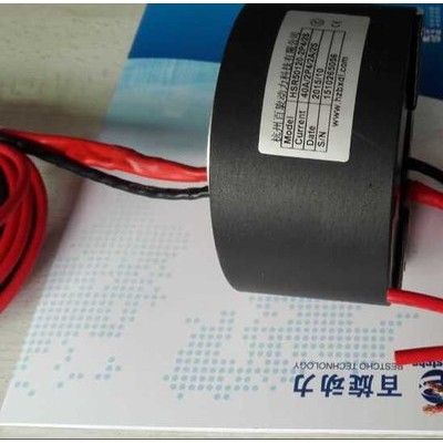 百旋2路40A導(dǎo)電滑環(huán)、2路信號帶屏蔽導(dǎo)電環(huán)  孔徑50mm集電環(huán)