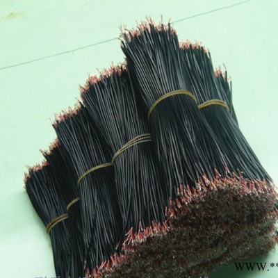 加工漆包線剝皮上錫 2芯漆包線 PVC材質(zhì)漆包線 黑色外被漆包線