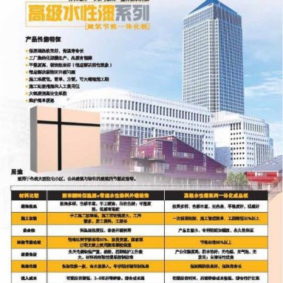 遠(yuǎn)揚(yáng)漆HJ01保溫裝飾一體板水性漆系列 油漆 建筑漆