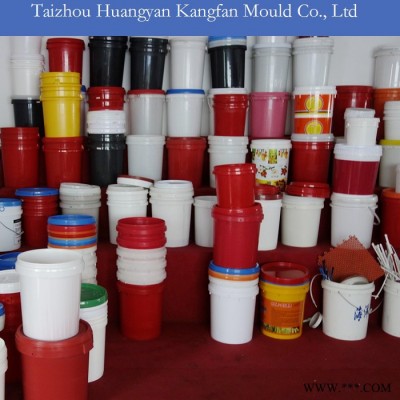 供應(yīng)浙江pp塑料油漆桶模具 黃油桶模具 百乳膠桶 化工桶定做模具