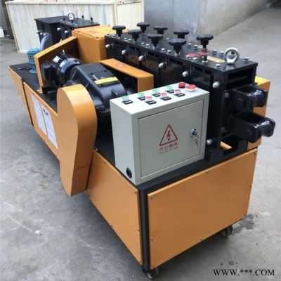 汝陽全自動鋼管調(diào)直機(jī) 新型壓輪式旋轉(zhuǎn)鋼管調(diào)直除銹油漆一體機(jī)
