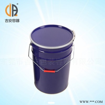 現(xiàn)貨供應(yīng)27升鐵桶 內(nèi)涂漆花蘭桶 馬口鐵桶 鐵罐 油漆桶