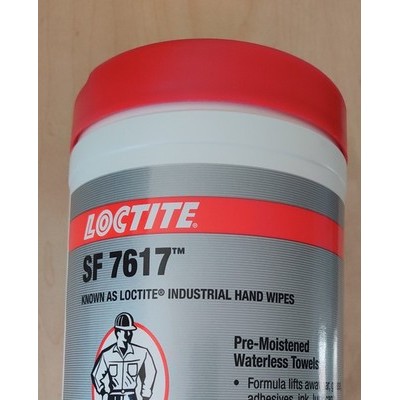 loctite樂泰SF7617 34943工業(yè)手擦紙巾桔味油脂臘油墨漆焦油清洗 去除焦油，油脂，蠟，墨水，油漆，潤(rùn)滑劑和