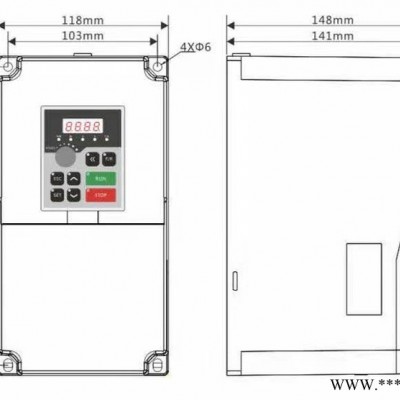 QTZ100系列 QTZA7 系列220V0.75KW專用變頻器 變頻柜廠家 變頻器柜