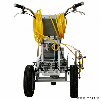 汽油雙槍劃線機(jī) 冷噴小型道路畫線器 劃油漆乳膠漆 大流量噴漆推車