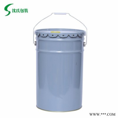 直銷25L灰色噴漆花籃桶 馬口鐵桶油漆包裝桶 閉口鐵油桶定制