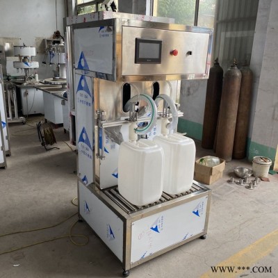 5升稱重式油漆涂料灌裝機(jī) 半自動(dòng)桶裝水稱重灌裝機(jī) 食用油灌裝機(jī)