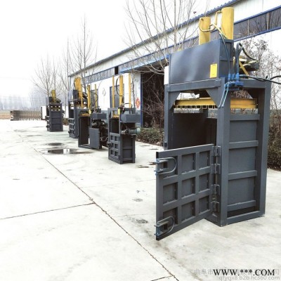 廢品廢紙箱壓塊機(jī)舊油漆桶擠扁機(jī) 立式新型推包壓縮機(jī)批發(fā)