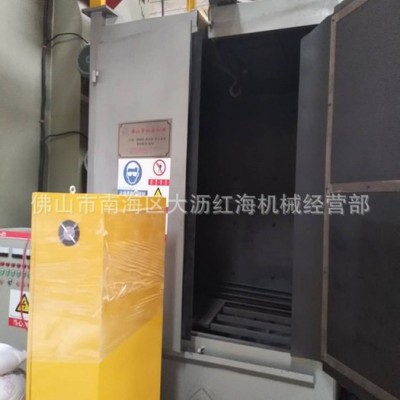 佛山噴砂機(jī) 吊鉤式拋丸機(jī) 汽車(chē)支架 床架去油漆噴砂機(jī)拋丸機(jī)