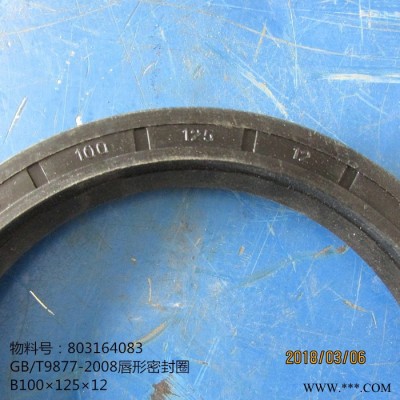 徐工裝載機(jī)密封件803164083 GB/T9877-2008唇形密封圈B100×125×12