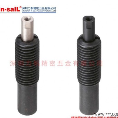 前端內(nèi)螺紋型彈簧柱塞 碳鋼材質定位螺絲 內(nèi)六角安裝彈簧螺絲