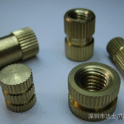 專業(yè)提供鑲嵌銅螺母 手機熱熔直紋螺絲螺母