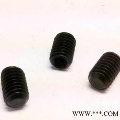 銳扣45H發(fā)黑M20-2.5內(nèi)六角無頭螺絲，內(nèi)六角緊定螺栓，機(jī)米螺釘長度3MM-100MM內(nèi)六角無頭螺栓