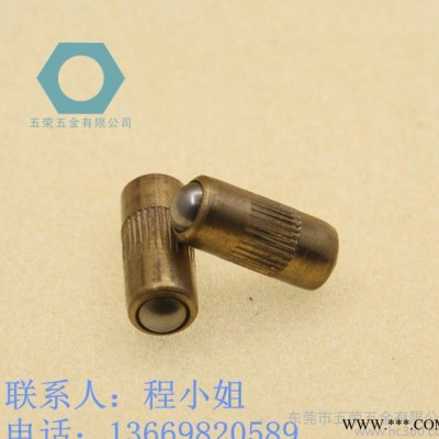 光身定位珠螺絲|壓入式彈簧柱塞|嵌入式6*7碰珠