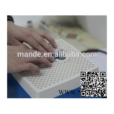 曼德MD902-EU金剛石DIY工具配件微型電動螺絲供料機帶柄葉輪磨頭歐標插頭220V藍色電動磨臺儀器自動上水