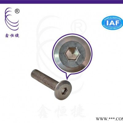 ** 內(nèi)六角平頂頭束桿螺絲 手?jǐn)Q盤(pán)頭六角機(jī)械家具螺絲