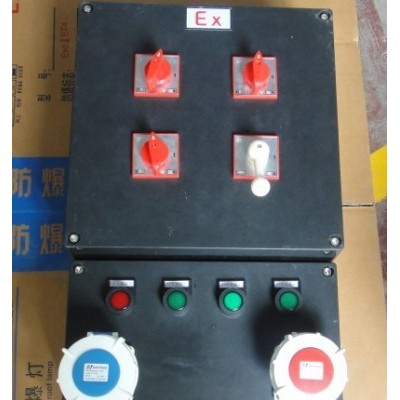 中沈防爆BXD8050 4回路帶總開關(guān)防爆防腐配電箱60ABXD8050-6K防水防塵防腐配電箱帶15A防爆插座