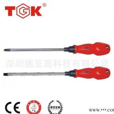 TGK橡膠柄螺絲批 PL5-75 " 十"&"一"