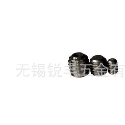 螺絲緊固件 M6*6錐頭緊定螺絲/無(wú)頭緊定螺釘/發(fā)黑