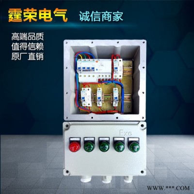 霆榮**BXM(D)防爆配電箱防爆斷路器防爆磁力啟動(dòng)器動(dòng)力照明配電箱防爆隔爆型接線箱防爆立式配電箱防爆立式操作柱做
