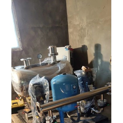 航歐HA變頻恒壓無負壓供水設備 接水箱接市政水管配氣壓罐穩(wěn)流罐ABB變頻控制柜