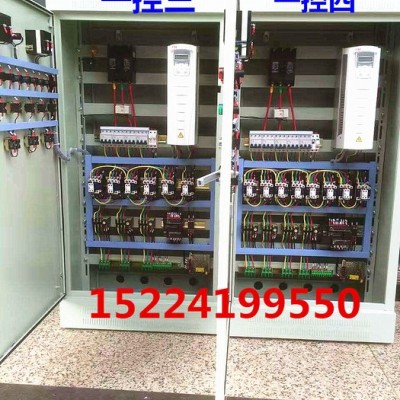 ABB變頻控制柜恒壓供水控制柜/無負壓變頻供水設備 一控三 4KW                本公司證書齊全