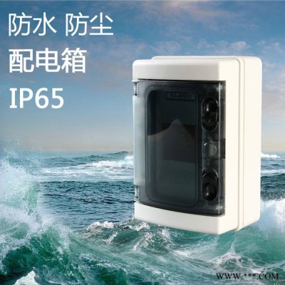 品譽(yù)塑料配電箱HA-4回路防水防塵布線箱戶外監(jiān)控箱空氣開關(guān)盒明裝ip65