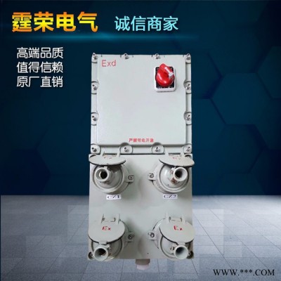 霆榮**BXM(D)防爆配電箱防爆斷路器防爆磁力啟動(dòng)器爆控制箱防爆空箱防爆立式操作柱防爆控制箱防爆插銷檢修箱定做
