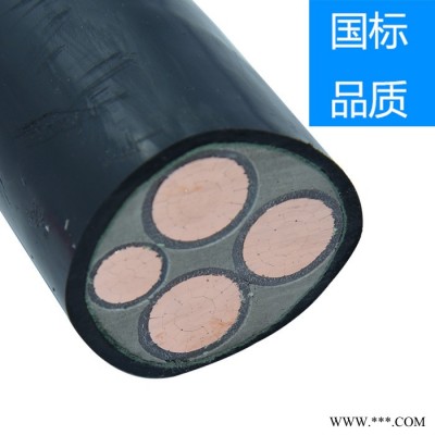 電線電纜 電纜 電纜 銅芯電纜 電力電纜線玉哲YJV 3X95+1