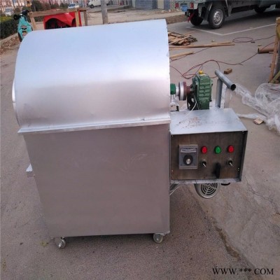 廠家電動(dòng)炒貨機(jī) 商用炒鍋、烘干爐 自動(dòng)旋轉(zhuǎn)炒熟花生瓜子炒貨機(jī)