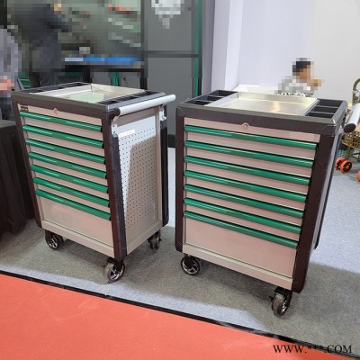恒泰6抽屜工具車(chē) 汽修移動(dòng)工具柜 五金工具零件柜封閉工具箱