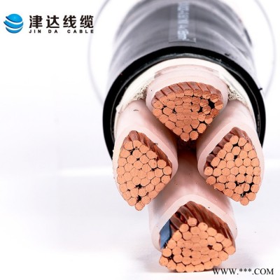 津達(dá)線纜 銅芯電纜 防火電纜 電纜 國標(biāo)電纜 YJV4*16+1*10 阻燃電纜 低壓電纜 電力電纜