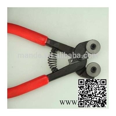 曼德MDQ05玻璃DIY工具分離開界鉗瓷磚馬賽克工具雙輪鉗硬質(zhì)合金輪瓷磚五金加工工具