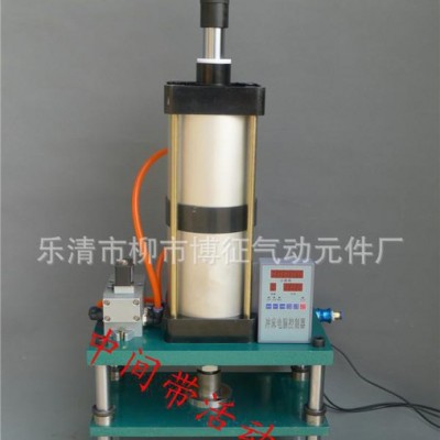 3噸 小型四柱氣動(dòng)沖床，三板定做，壓皮革機(jī) 氣動(dòng)壓力機(jī)