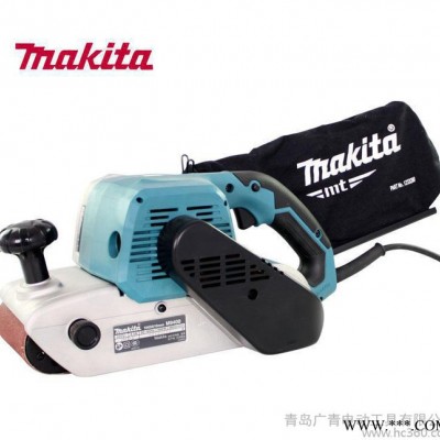 牧田makita電動工具M9400B砂帶機砂光機大功率砂帶機