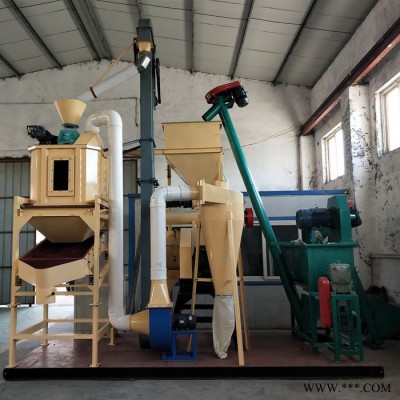 華祥 豬飼料機組 飼料加工成套設(shè)備 豬飼料顆粒機 飼料加工機組