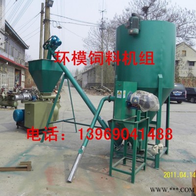 簡易豬飼料機組，豬飼料顆粒機，豬飼料加工設(shè)備，豬飼料顆粒機組